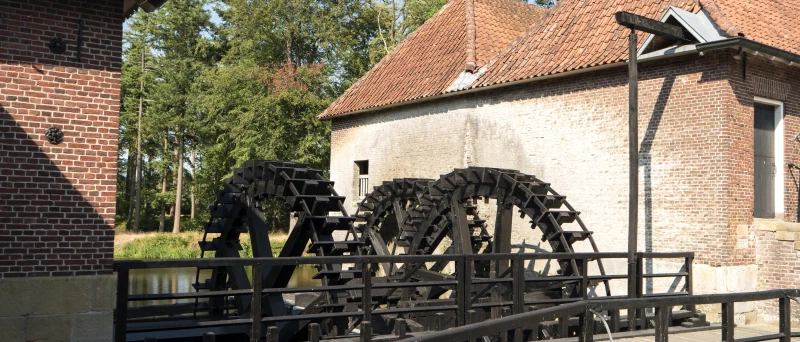 Impressie van watermolen aan de Dinkel