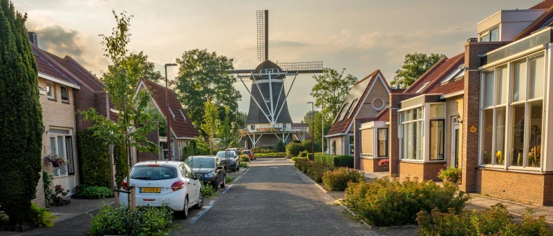 Luchtfoto van de gemeente Hardenberg