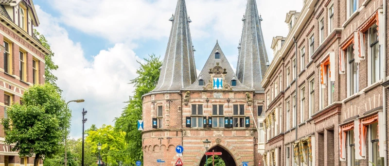 Historische panden in de binnenstad van Kampen