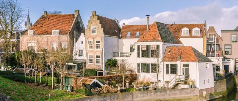 Impressie van Krimpenerwaard dorpskern
