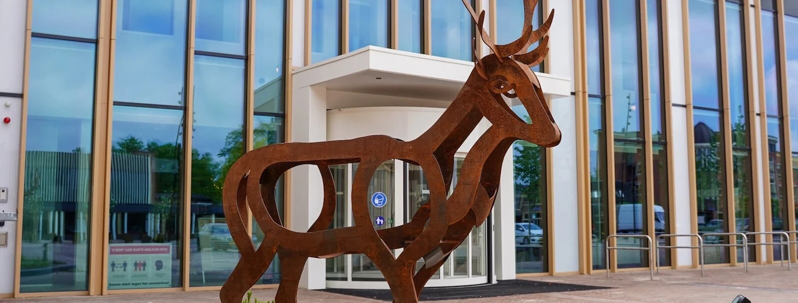 Zicht op de groene omgeving van Putten - Veluwe