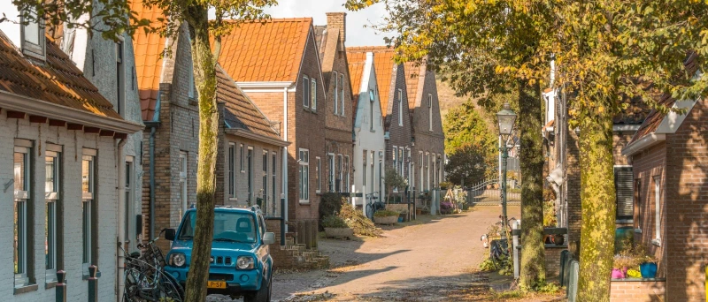 Sfeerafbeelding van straat in Terschelling