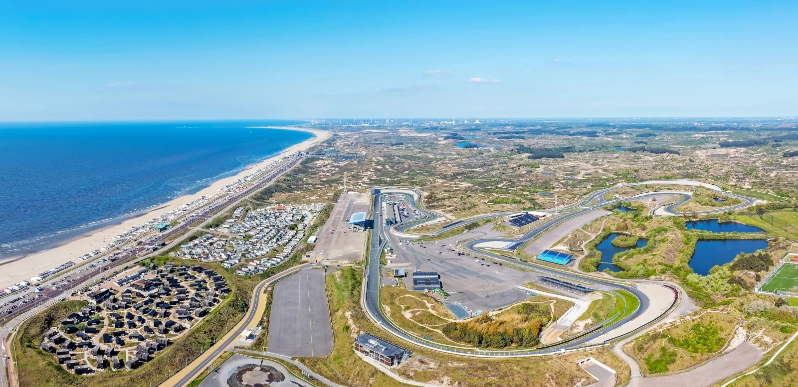 Luchtfoto van Zandvoort