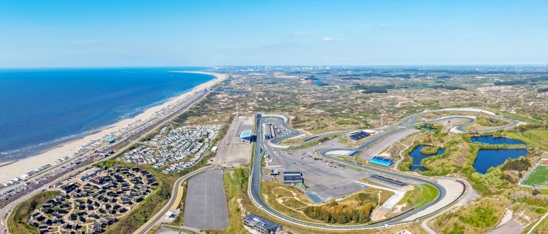 Luchtfoto van Zandvoort