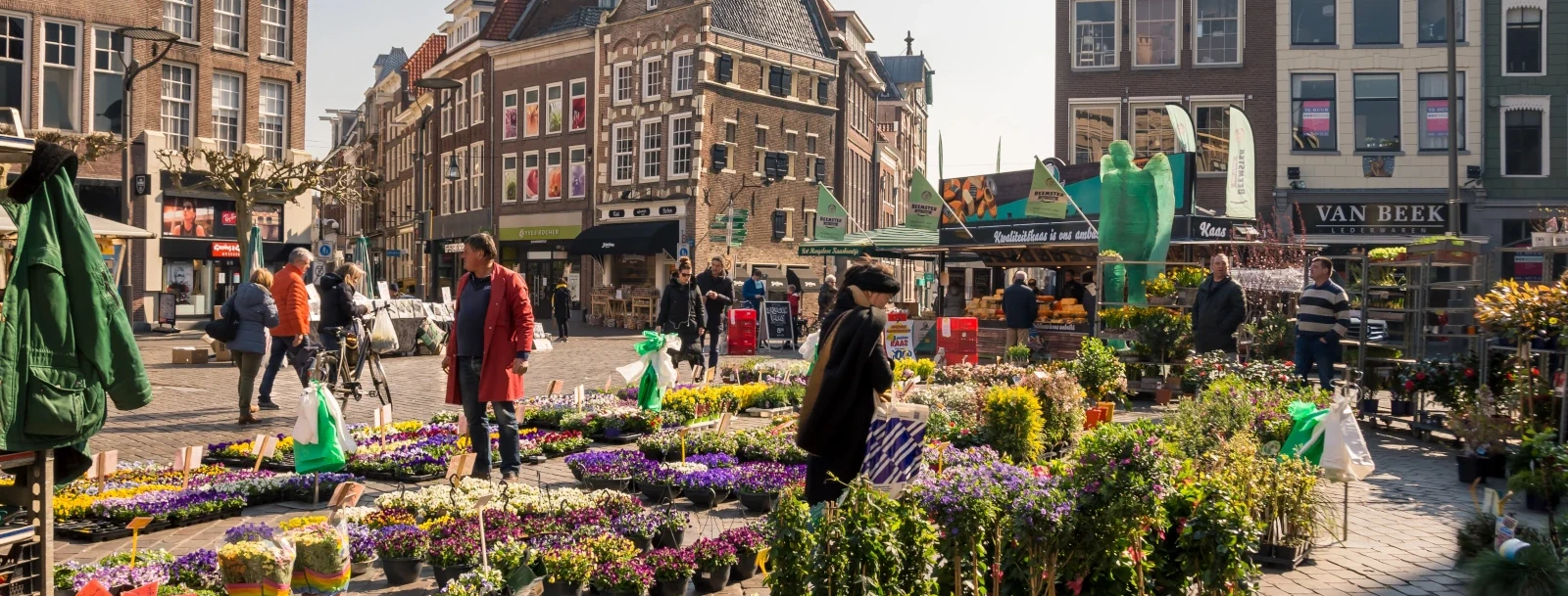 De markt in Zwolle