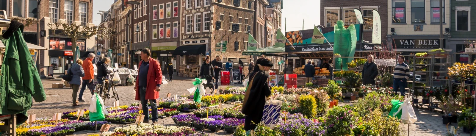 De markt in Zwolle