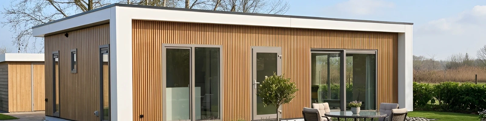 Een opgeleverde mantelzorgwoning van Van Emous