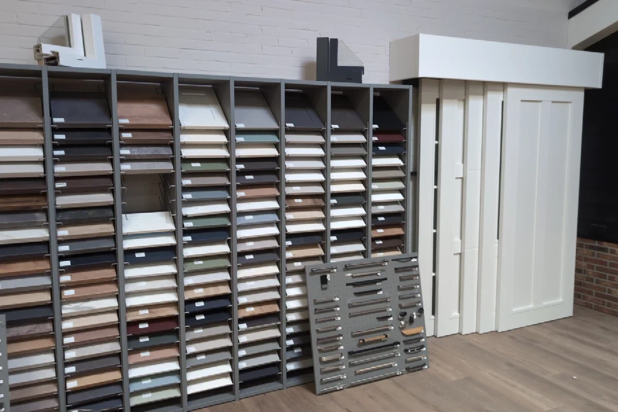 Materialenkeuze in onze showroom