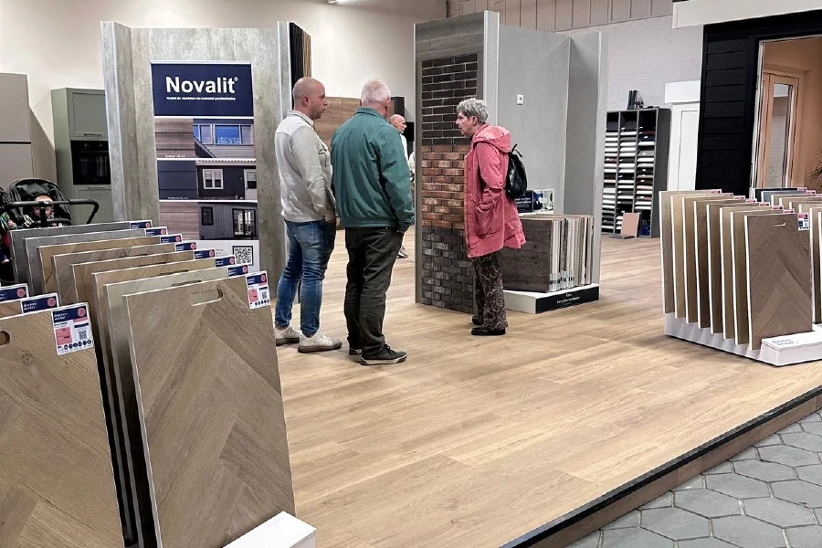 Bezoekers van de open dag